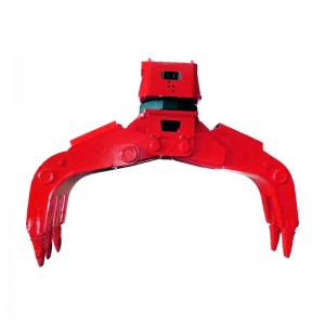 Five Fingers Excavator 360° Rotary Hydraulic Grapple for Handling Material Flexibly