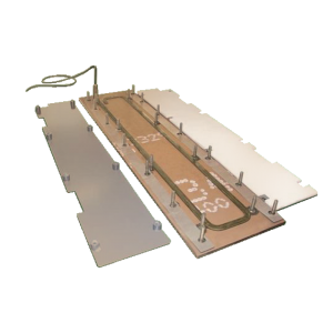 Asphalt Paver Screed Bottom Plate Assembly including Heating Rods Screed Plates and Tamper Bars
