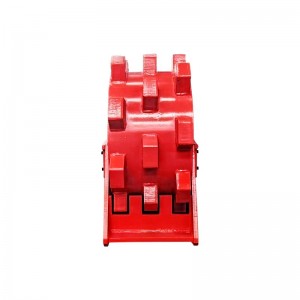 Excavator Compaction Wheel for Back Filling Material Compaction