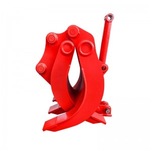 Excavator Mechanical Grapple for Land Clearance, Skip Sorting and Forest Work