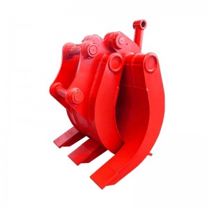 Excavator Mechanical Grapple for Land Clearance, Skip Sorting and Forest Work