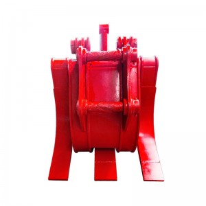 Excavator Mechanical Grapple for Land Clearance, Skip Sorting and Forest Work
