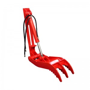 Hydraulic Thumb for Picking, Holding and Moving Awkward Materials