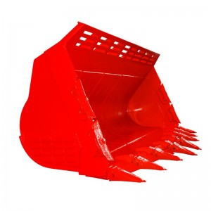 Efficient Wheel Loader Bucket for Different Matereial Loading and Dumping