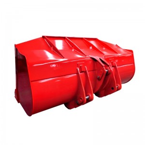 Efficient Wheel Loader Bucket for Different Matereial Loading and Dumping