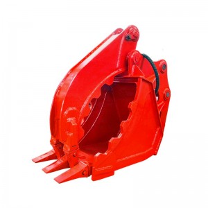 Multi Purpose Grab Bucket with a Heavy-duty Thumb